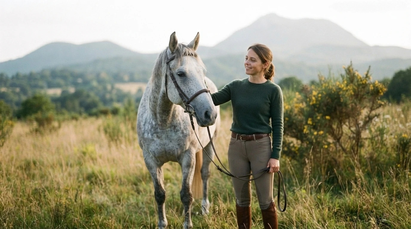 Cours d'équitation à Ygrande, Allier